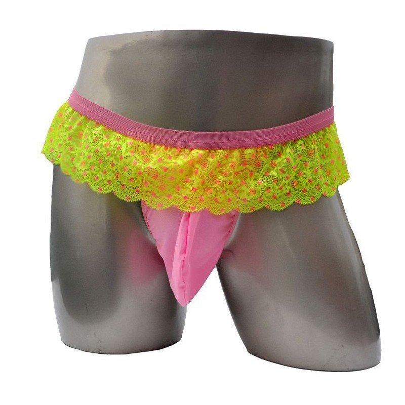 Floral Lace Mesh Sissy Panties Skirted Underwear Sexy Mens Thong G string Transparent Sissy Gay Brea Floral Lace Mesh Sissy Panties Skirted Underwear Sexy Mens Thong G string Transparent Sissy Gay Brea