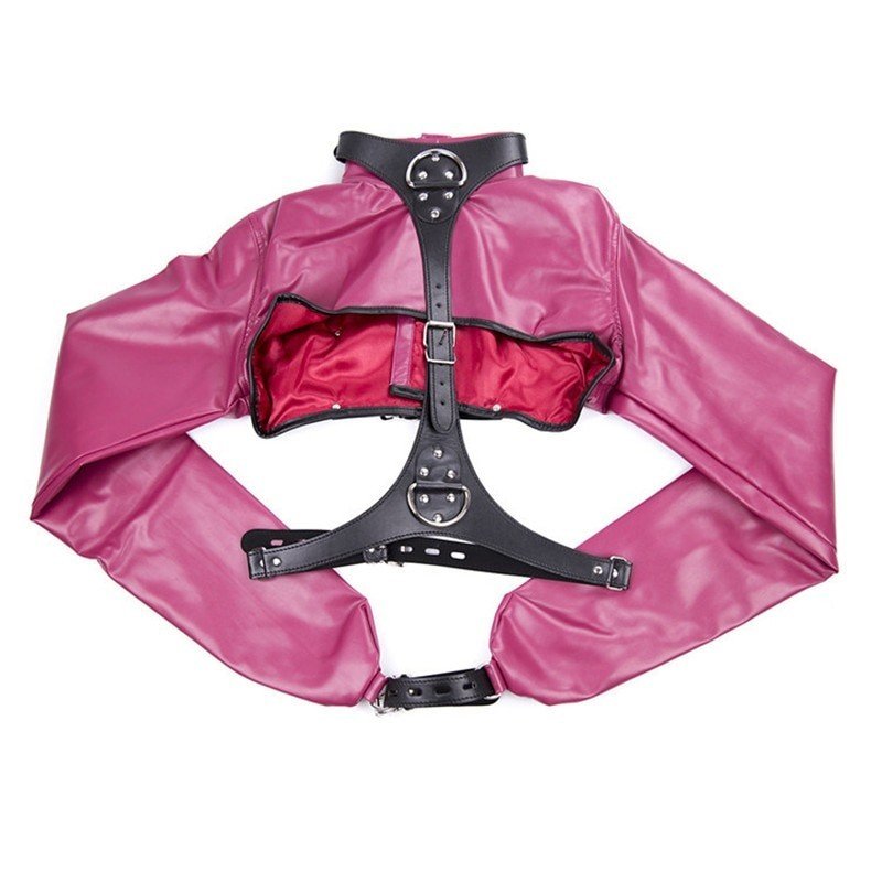 PU Leather Strait jacket BDSM Adult Games Straight Jacket Adjustable Fetish Harness BDSM Body Bondage PU Leather Strait jacket BDSM Adult Games Straight Jacket Adjustable Fetish Harness BDSM Body Bondage