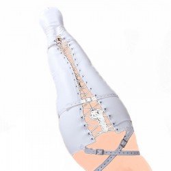 BDSM & Bondage Leather Leg Binder Mermaid Body Sack  Bondage Restraint Straitjacket For WomanSla