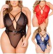 Sexy Women Body Dentelle New Fashion Girl Plus Size Lingerie Corset Lace Underwear One Piece Spandex