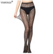 Hollow Out Sexy Pantyhose Female Mesh Black Women Tights Stocking Slim Fishnet Stockings Clu