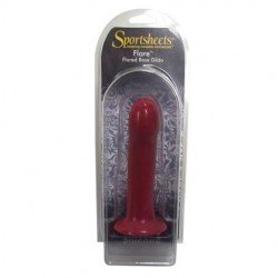Sportsheets Strap On - "Flare" Silicone Dildo - Red Pearl DISCOUNT SEX TOYS