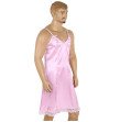 Men Sissy Lingerie Hot Sexy Dress Adjustable Straps V-neckline Low Back Sissy Fancy Vintage Slip Dre