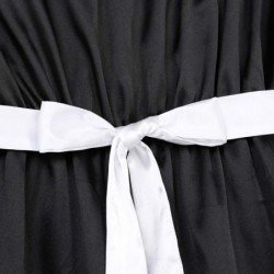 Male Mens Lingerie Sissy Dress for Men Soft Satin Crossdresser Exotic Dress Silky Satin Dress with Apron Nightwear Gay Under