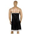 Mens Sissy Crossdress Dress Lingerie Set Satin Exotic Set V-neckline Low Back Fancy Vintage Slip Hot Mens Sissy Crossdress Dress Lingerie Set Satin Exotic Set V-neckline Low Back Fancy Vintage Slip Hot