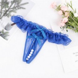 4 Colours Newly Women Lady Girl Erotic Porn Sexy Lace Open Crotch Thong Mesh Pearl Massage Lady Sexy Temptation Pants