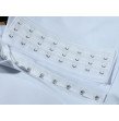 Lesbian Bustier Polyester Tomboy Sexy Lingerie Crop Steampunk Corset Vest Tank Top Undershirt Breast