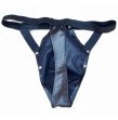 Men G-Strings Fashion Sexy Briefs Faux Leather Bandage Chain Thong Underwear Black underpants male I Men G-Strings Fashion Sexy Briefs Faux Leather Bandage Chain Thong Underwear Black underpants male I