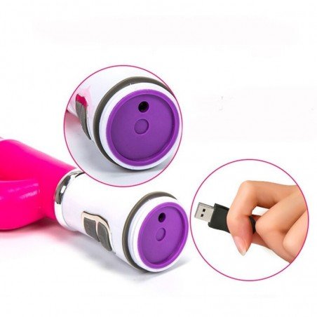 USB Charging Vibrator G Spot Double Vibrating Clitoral StimulatorSex Product for WomenAdult sex toys f