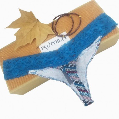 XXXL women g-string interest sexy lace blue ladies panties lingerie bikini underwear pants thong intimatewear ZX101