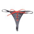Women Sexy Lingerie Bondage Harness Thong Female Red Bow PU Leather Erotic G-string Lace Women Sexy Lingerie Bondage Harness Thong Female Red Bow PU Leather Erotic G-string Lace