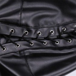 BDSM masks Sexy Bondage PU Leather Hood BDSM Erotic Adult Games Fetish Mouth Mask Sex Toy For Woman Male Couple Restraint