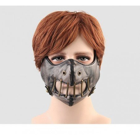 Steampunk Masks Cosplay Props Unsexi Gothic Retro Rock Leather Men and Women Halloween Mask