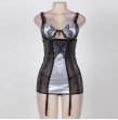 XL-5XL Large Size Women Sexy Lace Lingerie Nightdress Fat MM Garters Clothes Backless Temptatio
