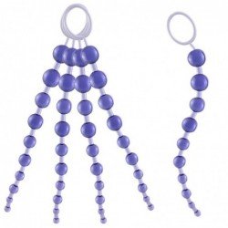 Anal Toy Colour Jelly Anal Beads Sex Orgasm Vagina Plug Play Pull Ring Ball Anal Stimulator Butt Beads for Women