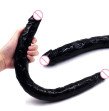 Huge Realistic U Shape Double Dildo Flexible Soft Jelly Vagina Anal Women Gay Lesbian Double Ended Huge Realistic U Shape Double Dildo Flexible Soft Jelly Vagina Anal Women Gay Lesbian Double Ended