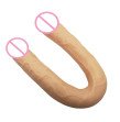 46CM Super Long Dildo Huge Realistic U Shape Double Dildo Soft Dildos Vagina Anal Women Gay Lesbian 46CM Super Long Dildo Huge Realistic U Shape Double Dildo Soft Dildos Vagina Anal Women Gay Lesbian