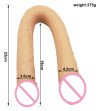 46CM Super Long Dildo Huge Realistic U Shape Double Dildo Soft Dildos Vagina Anal Women Gay Lesbian 46CM Super Long Dildo Huge Realistic U Shape Double Dildo Soft Dildos Vagina Anal Women Gay Lesbian