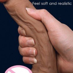 9 Inch Huge Realistic Dildo Soft Male Artificial Penis Strong Suction Cup Female Masturbation Cock Adult Sex Toys for Women