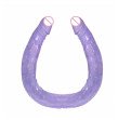 Huge Realistic U Shape Double Dildo Flexible Soft Jelly Vagina Anal Women Gay Lesbian Double Ended Huge Realistic U Shape Double Dildo Flexible Soft Jelly Vagina Anal Women Gay Lesbian Double Ended