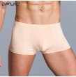 Summer Ice Silk Men Underwear Sexy Gay Thin Soft Breathable Man Boxer Shorts Seamless Solid M