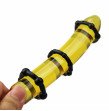 Set of 3 Black Silicone Male Delay Lock Elastic Ring Cock Ring Penis Soft Adult Sex Toy Avoid Premat