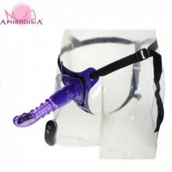 8 Inches Strap On Dildo Control Vibration Harness 10 Speed G spot Sex Toys For Couple Fl