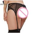 xxxl 6xl Plus Size Faux Leather Sexy Plus Size Garter Belt Women Suspender Belt Sheer Lace G-strings Lingerie