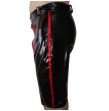 Sexy Men Faux Leather Latex Shorts Men  Plus Size S-XXXL Boxers Underwear Gay Male Panties Black