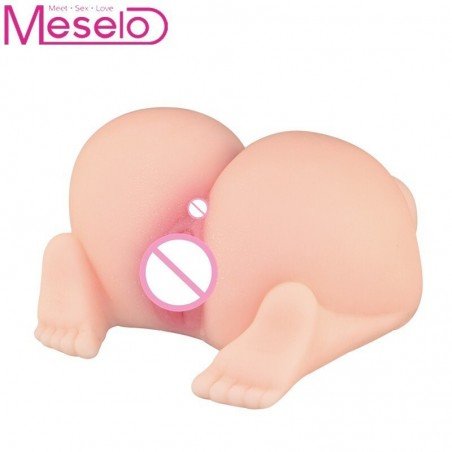Meselo Kneeling Woman Doggy Style Male Masturbator Realistic Vagina Real Pussy Double Holes Sex Doll