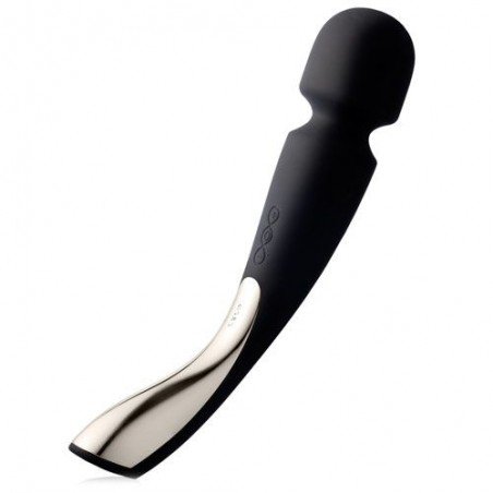 DISCOUNT Lelo Smart Wand Large Black Rechargeable Vibrator