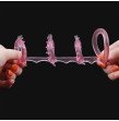 Silicone Cock Ring Delay Premature Ejaculation Penis Rings Delayed Lasting Penis Sleeve Lock Loop Ad