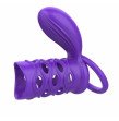 12 Speeds Silicone Cock Ring for Men Adult Sex Toys Vibrating Penis Sleeve TIme Delay Cock Cage Male