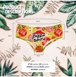 pizza slut funny print sexy hot panties female kawaii Lovely underwear push up briefs women ling