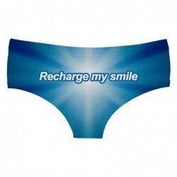 Oral-me Sexy Xplicit  Blue Funny Hot Female Lingerie Thongs Briefs Print Underwear for Women  Panties