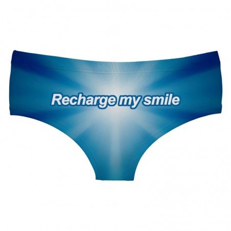 Oral-me Sexy Xplicit  Blue Funny Hot Female Lingerie Thongs Briefs Print Underwear for Women  Panties