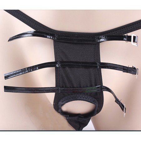Men's Bondage Thong Red