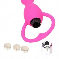 Anal Butt Plug Beads Silicone Massager Dildo Vibrator Stimulate Vibration Pull Beads Sex Toys for Women