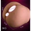 5kg brown ass Sex Products Real Skin Feeling Full Silicone Big Ass Butt With Realistic 4D Vagina