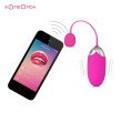 Bluetooth USB Rechargeable Wireless App Remote Control Jump Egg Vibrators Silicone Vibrating Egg Vibr