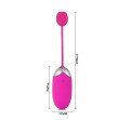 Bluetooth USB Rechargeable Wireless App Remote Control Jump Egg Vibrators Silicone Vibrating Egg Vibr