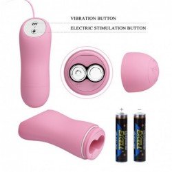 Electric Shock Stimulation NIpple Clip Vibrator Foreplay Masturbation Sex Toy For Women Breast Massager Erotic Better Than S