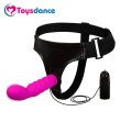 Toysdance Harness Penis Strap-on Dildo For Lesbian Women Adjustable Belt Multi-speed G-spot Vibrator