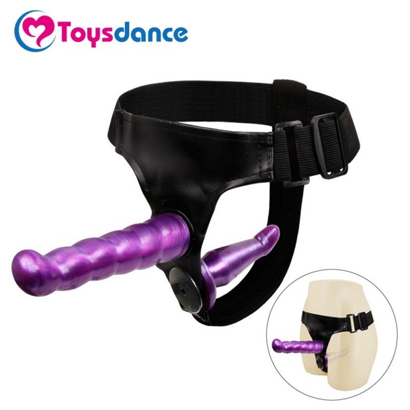 Toysdance Sex Products For Women Lesbian Sex Toys Dual Penis Harness Strap On Dildo Sex Shop Adult N