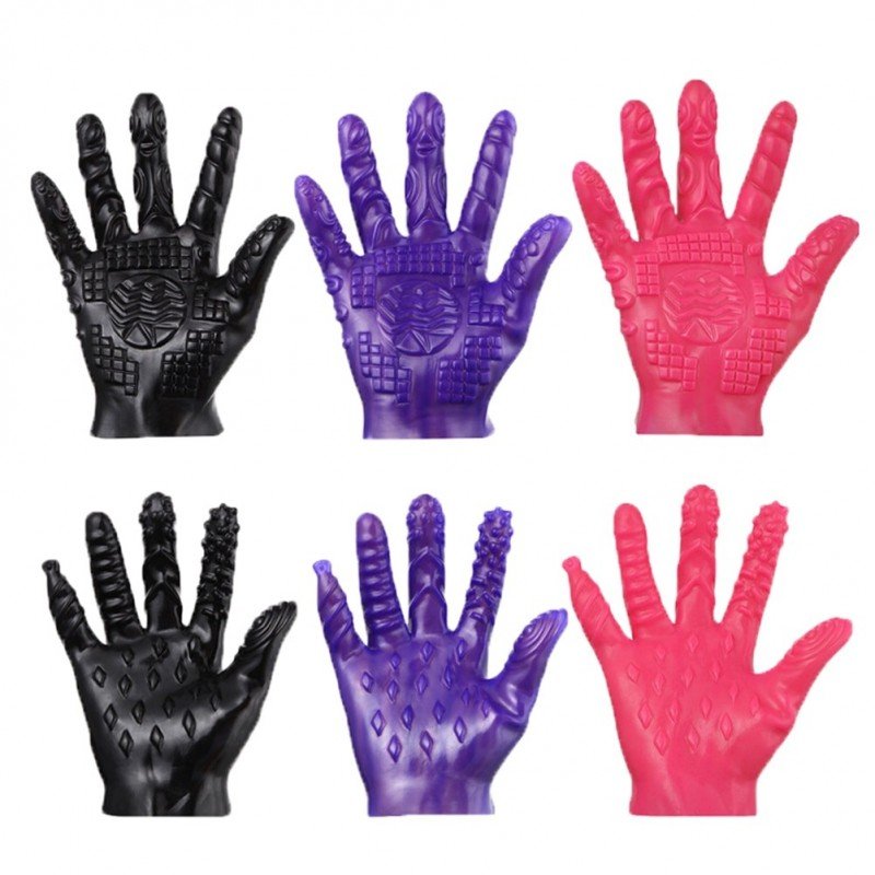 Sex Gloves Palm Masturbation For Couples Vagina Stimulator Breast Nipple Massage Sex Shop BDSM Toy