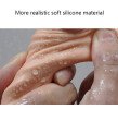 Realistic Penis With USB charging Heating soft dildo artificial Vibrating dildo suction cup dildo re