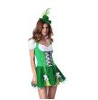 Sexy Costumes Green Sweet beer girl Dress Women Halloween Costume Oktoberfest Beer Maid Costume D