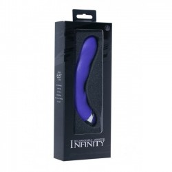 infinity ridged blue silicon  G-Spot  rechargeable vibrator