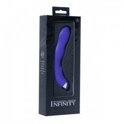 infinity ridged blue silicon  G-Spot  rechargeable vibrator