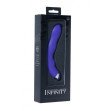 infinity ridged blue silicon  G-Spot  rechargeable vibrator